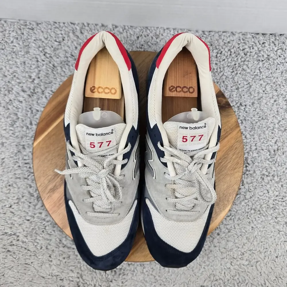 New Balance Men 13D 577 Made in England Dark Blue White Lifestyle Casual Sneaker